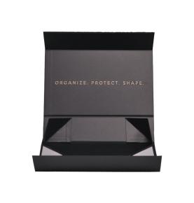 Custom Logo Magnetic Foldable Rigid Paper Lingerie Box Wholesale Black Cardboard Packaging Gift Boxes For Nightwear