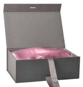 Luxury Cosmetic Hair Extension Gift Magnetic Cardboard Boxes Custom Packaging Box With Satin