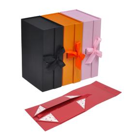 Flap Lid Packaging Cardboard Bespoke Custom Folding Facial Mask Boxes Cosmetic Magnetic Closure Gift Box