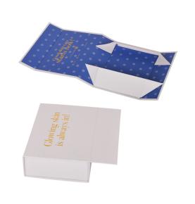 Custom Magnet Folding Paper Flat Pack Skincare Packaging Box Luxury Eye Cream Magnetic Gift Boxes