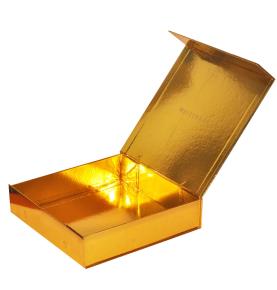 Custom Printed Gold Folding Magnetic Gift Boxes Skin Care Cream Packaging Boxes 