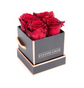 Custom Decorative Square Gift Boxes Christmas Day Gift Wedding Box With Lids Luxury Flowers Packaging Box 