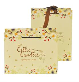 Custom Wedding Paper Bags Wholesale Souvenirs Paper Favour Bags Ribbon Handle